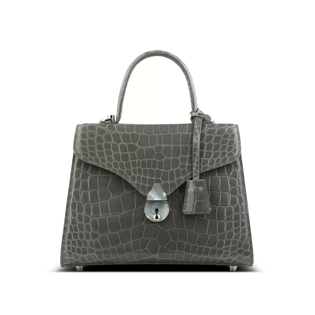 Luxury Handcrafted Crocodile Leather Crossbody Bag