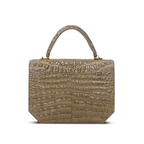 Luxury Crocodile Leather Envelope Bag | Handmade Shoulder & Crossbody Bag